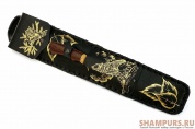 Чехол для шампуров с ножом (черный)